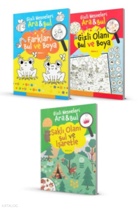 Gizli Nesneleri Ara Bul Seti - 3 Kitap