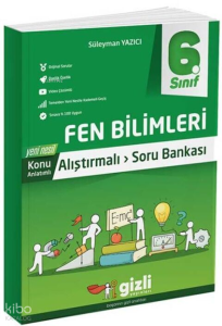 Gizli Yayınları 6. Sınıf Fen Bilimleri Usta İşi Soru Bankası+Kavram Haritası