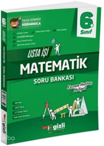 Gizli Yayınları 6. Sınıf Matematik Usta İşi Soru Bankası