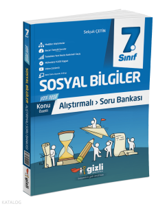 Gizli Yayınları  7. Sınıf Sosyal Bilgileralıştırmalı Soru Bankası