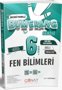 Günay Yayınları Bumerang Serisi 6. Sınıf Etkinlikli Fen Bilimleri