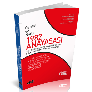 Güncel ve Notlu 1982 Anayasası