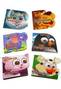 Hayvanlar İlk Kitaplarım Seti 0-3 Yaş - 6 Kitap