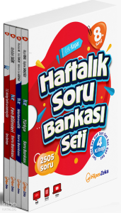 Hiper Zeka 8. Sınıf Haftalık Soru Bankası Seti