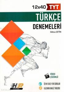 Hız ve Renk Yayınları TYT Türkçe 12 x 40 Denemeleri Hız ve Renk 