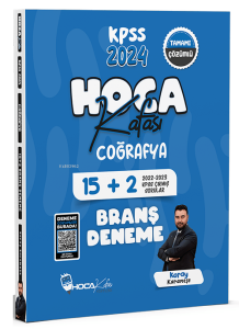 Hoca Kafası 2024 KPSS Coğrafya 15+2 Deneme Çözümlü - Koray Karameşe Kafası Yayınları