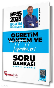 Hoca Kafası 2025 KPSS Eğitim Bilimleri Öğretim Yöntem ve Teknikleri Soru Bankası Tamamı Çözümlü