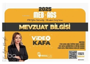 Hoca Kafası 2025 MEB AGS Mevzuat Bilgisi Video Kafa Notlar - Esra Özkan Karaoğlu Hoca Kafası Yayınları