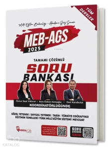 Hoca Kafası 2025 MEB-AGS Tüm Dersler Soru Bankası Çözümlü