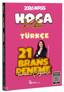 Hoca Kafası 2026 KPSS Türkçe 21 Deneme Çözümlü