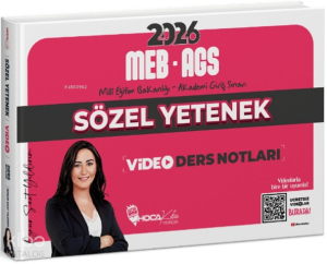 Hoca Kafası 2026 MEB-AGS Sözel Yetenek Video Ders Notları