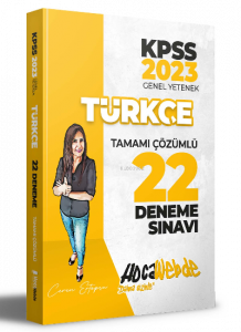 Hocawebde 2023 KPSS Türkçe Tamamı Çözümlü 22 Deneme
