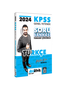 HocaWebde Yayınları 2024 KPSS Genel Yetenek  Türkçe Tamamı Çözümlü Soru Bankası
