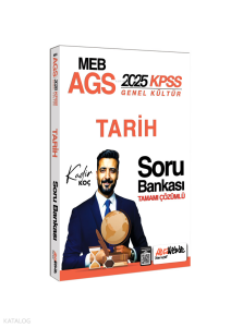 HocaWebde Yayınları 2025 MEB AGS KPSS Tarih Tamamı Çözümlü Soru Bankası