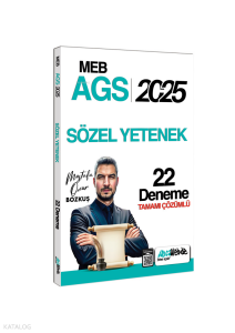 HocaWebde Yayınları 2025 MEB AGS Sözel Yetenek Tamamı Çözümlü 22 Deneme Sınavı