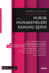 Hukuk Muhakemeleri Kanunu Şerhi ;(2 Cilt – Takım)