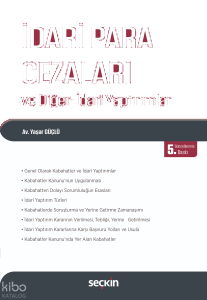 İdari Para Cezaları ve Diğer İdari Yaptırımlar