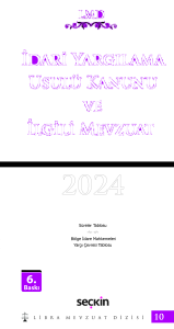 İdari Yargılama Usulü Kanunu ve İlgili Mevzuat / LMD–10