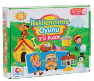 İlişkilendirme Oyunu Okul Öncesi Oyun Seti +3 Yaş