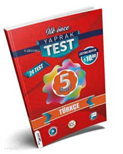 İlk Önce Yayıncılık 5. Sınıf Türkçe Yaprak Test