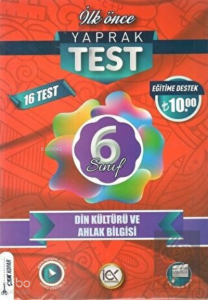 İlk Önce Yayıncılık 6.Sınıf Yaprak Test Din Kültürü