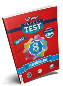 İlk Önce Yayıncılık 8.Sınıf Yaprak Test Fen Bilimleri
