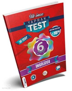 İlkönce Yayıncılık 6.Sınıf Yaprak Test İngilizce