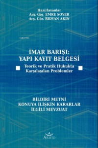 İmar Barışı: Yapı Kayıt Belgesi