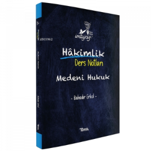 İmtiyaz Medeni Hukuk Hakimlik Ders Notları
