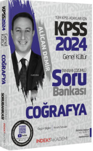 İndeks Akademi 2024 KPSS Coğrafya Soru Bankası Çözümlü