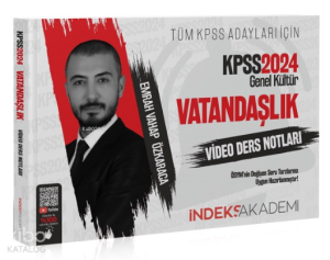 İndeks Akademi 2024 KPSS Vatandaşlık Video Ders Notları