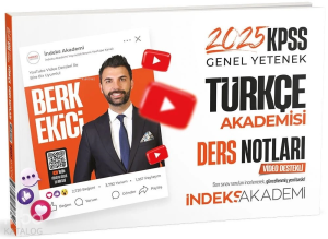 İndeks Akademi 2025 KPSS Türkçe Akademisi Video Ders Notları