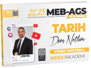 İndeks Akademi 2025 MEB-AGS Akademisi Tarih Video Ders Notları