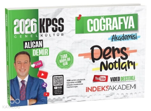 İndeks Akademi 2026 KPSS Coğrafya Akademisi Video Ders Notları