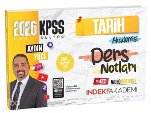İndeks Akademi 2026 KPSS Tarih Akademisi Video Ders Notları
