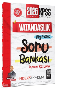 İndeks Akademi 2026 KPSS Vatandaşlık Algoritma Soru Bankası Çözümlü
