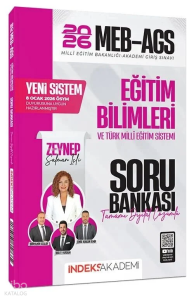 İndeks Akademi 2026 MEB-AGS Eğitim Bilimleri ve Türk Milli Eğitim Sistemi Soru Bankası Çözümlü