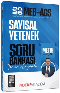 İndeks Akademi 2026 MEB-AGS Sayısal Yetenek Soru Bankası Çözümlü