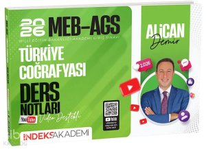 İndeks Akademi 2026 MEB-AGS Türkiye Coğrafyası Video Ders Notları