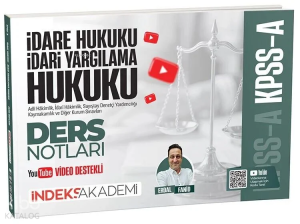 İndeks Akademi KPSS A Grubu İdare ve İdari Yargılama Hukuku Video Ders Notları