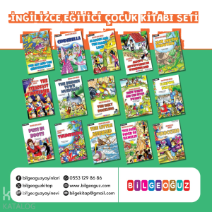 İngilizce Eğitici Çocuk Kitabı Seti(15 Kitap)