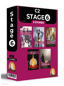 İngilizce Hikaye Stage 6 - 5'li Hikaye Seti Kutu Tanıtım (C2) Seviyelerinde Kare Kod Okumalı