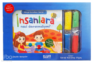 İnsanlara Nasıl Davranmalıyım - Görgü Kuralları Serisi - Oyun Hamurlu Kitap Seti