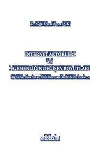 İnternet Aktörleri ve Egemenliğin Değişen Boyutları