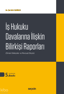 İş Hukuku Davalarına İlişkin Bilirkişi Raporları;Örnek Dilekçeler ve Mevzuat Ekiyle