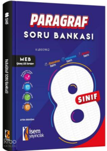 İsem Yayıncılık 8. Sınıf Paragraf Soru Bankası