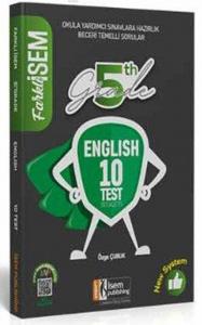 İsem Yayınları 5. Sınıf Farklı İsem İngilizce 10 Fasikül Deneme Çözümlü  İsem Yayın