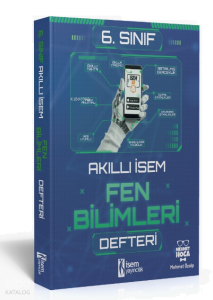 İsem Yayınları 6. Sınıf Akıllı İsem Fen Bilimleri Defteri