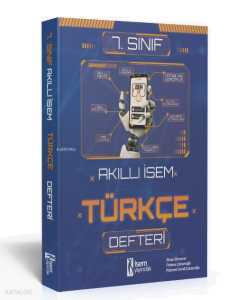 İsem Yayınları 7. Sınıf Türkçe Akıllı İsem Defteri