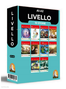 İtalyanca Hikaye 10'lu Hikaye Seti Kutu Tanıtım Seviyelerinde